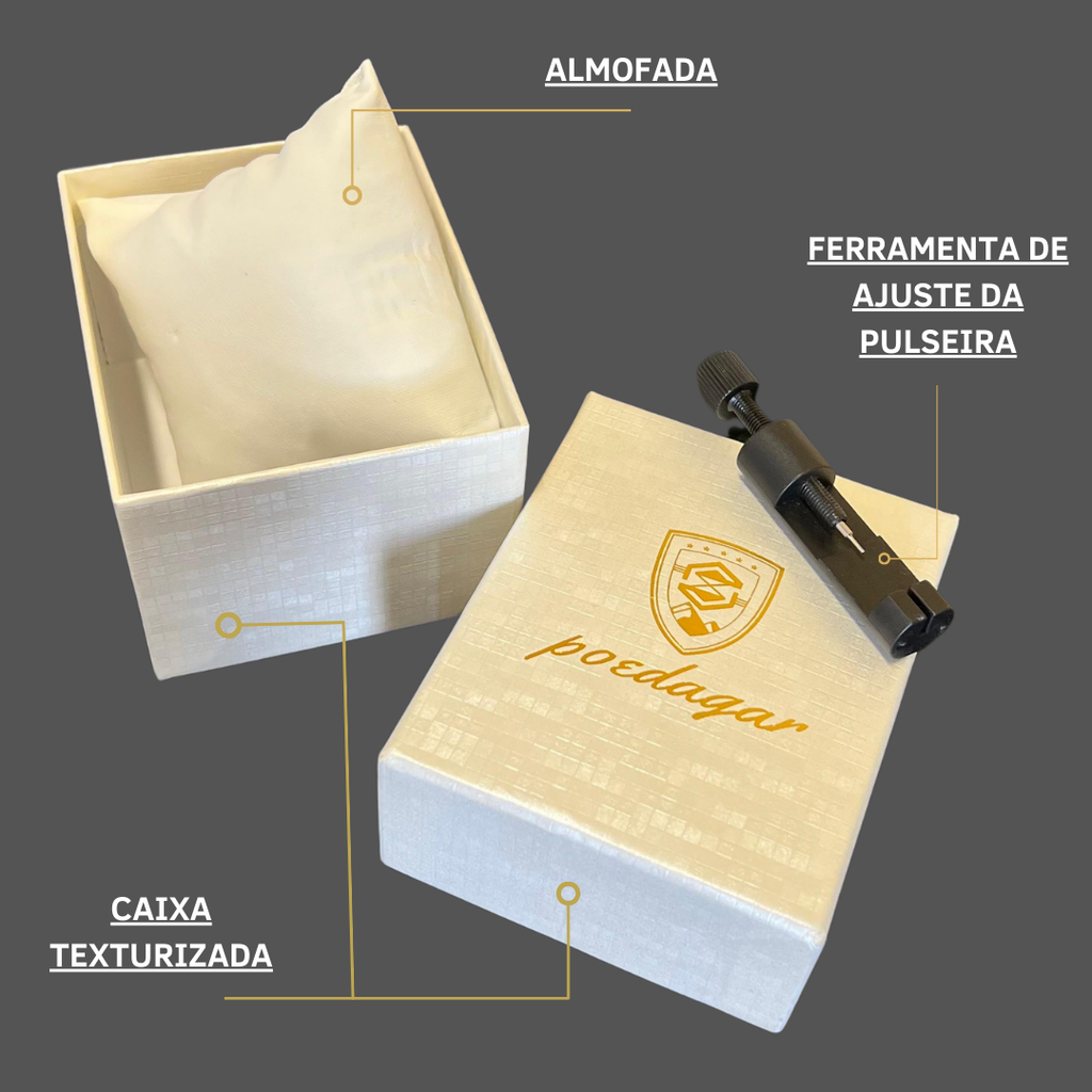 Relógio Masculino Atlas Silver®